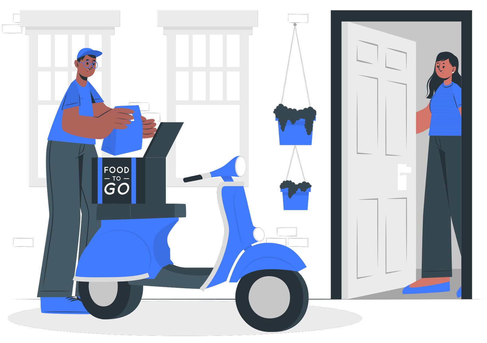 On-demand food delivery app